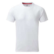 Maglietta Gill Mens Uv Tec Girocollo - Bianca