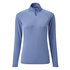Gill Womens Uv Tec T-Shirt A Maniche Lunghe Con Zip - Blu
