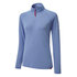 Gill Womens Uv Tec T-Shirt A Maniche Lunghe Con Zip - Blu