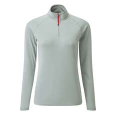 Gill Womens Uv Tec T-Shirt A Maniche Lunghe Con Zip - Grigio