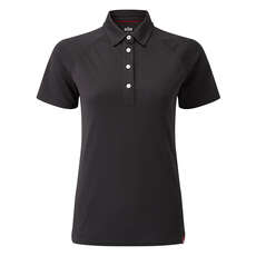 Gill Womens Uv Tec Polo - Carbone Di Legna
