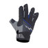 Gul Winter Short Finger Sailing Gloves - Nero / Blu
