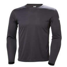 Helly Hansen Hh Tech Crew Camicia A Maniche Lunghe - Ebano