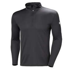 Camicia A Maniche Lunghe A Mezza Zip Helly Tech Helly Hansen - Ebano Camicia A Maniche Lunghe A Mezza Zip Helly Tech Helly Hansen - Ebano