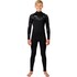 Muta Gul Junior Echo Natur 3/2Mm Chest Zip Flatlock 2026 - Nero/Fumo