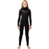 Muta Gul Junior Echo Natur 3/2Mm Chest Zip Flatlock 2026 - Nero/Fumo