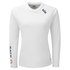 T-Shirt Race Gill Manica Lunga Donna - Bianco - Rs37W