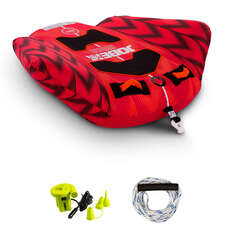 Pacchetto Rimorchiabile 1 Persona Jobe Hydra - Rosso Pacchetto Rimorchiabile 1 Persona Jobe Hydra - Rosso