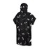 Poncho / Pile / Fasciatoio Con Stampa Mystic Allover - Nero
