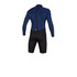 Muta Mystic Brand 3 / 2Mm Longarm Shorty Con Cerniera Piatta Con Cerniera Posteriore - Blu Scuro