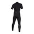 Muta Flat Mystic 3 / 2Mm Short-Zip Flatlock Con Cerniera Posteriore - Nero