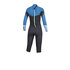 Mystic Womens Short 3 / 2Mm Con Cerniera Piatta Con Cerniera Sul Retro Longleg - Menthol Blue