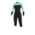 Mystic Donna Marca 3 / 2Mm Chiusura Posteriore Con Cerniera Piatta Longarm Shortleg - Verde Menta