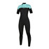 Mystic Warm Shortlock Con Cerniera Posteriore Di Marca 3 / 2Mm - Verde Menta