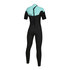 Mystic Warm Shortlock Con Cerniera Posteriore Di Marca 3 / 2Mm - Verde Menta