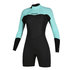 Mystic Donna 3 / 2Mm Shortlock Longarm Con Cerniera Posteriore Con Zip Piatta - Verde Menta