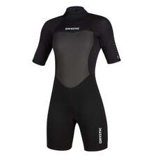 Muta Shorty Con Cerniera Piatta A Cerniera Posteriore 3 / 2Mm Marca Mystic - Nera