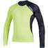 Gilet Rash A Maniche Lunghe Mystic Crossfire - Navy / Lime - 200149