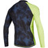 Gilet Rash A Maniche Lunghe Mystic Crossfire - Navy / Lime - 200149