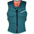 Gilet Impact Mystic Diva Kite Surf Con Zip Frontale - Verde Acqua