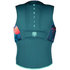 Gilet Impact Mystic Diva Kite Surf Con Zip Frontale - Verde Acqua