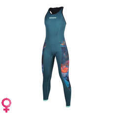 Muta Lunga John Mystic Diva 2 / 2Mm Da Donna Con Zip Posteriore 2 / 2Mm - Verde Acqua