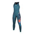 Muta Lunga John Mystic Diva 2 / 2Mm Da Donna Con Zip Posteriore 2 / 2Mm - Verde Acqua
