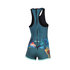 Muta Corta John Mystic Diva 2 / 2Mm Con Zip Posteriore - Verde Acqua