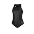 Mystic Womens Diva 2 / 2Mm Back-Zip Cap Senza Maniche Super Shorty - Nero
