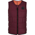 Gilet Impatto Mystic Dom Wake Boarding Con Zip Frontale - Oxblood Red