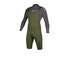 Muta Shorty Mystic Star 3 / 2Mm Con Doppio Braccio E Zip Frontale Lunga - Grigio / Verde