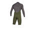Muta Shorty Mystic Star 3 / 2Mm Con Doppio Braccio E Zip Frontale Lunga - Grigio / Verde