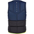 Gilet Mystic Marshall Wake Boarding Con Cerniera Frontale - Navy / Lime