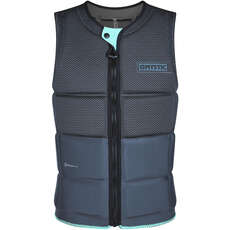 Gilet Mystic Marshall Wake Boarding Con Cerniera Frontale - Nero / Menta Gilet Mystic Marshall Wake Boarding Con Cerniera Frontale - Nero / Menta