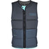 Gilet Mystic Marshall Wake Boarding Con Cerniera Frontale - Nero / Menta