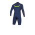 Muta Mystic Marshall 3/2 Longarm Shorty Con Zip Frontale - Navy / Lime