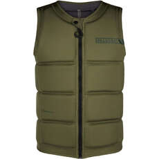 Giubbotto Antiurto Con Zip Frontale Mystic Star Wake Boarding - Verde