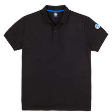 North Sails Upv 40+ Polo Piquet - Nero - 27M100 North Sails Upv 40+ Polo Piquet - Nero - 27M100