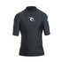 Rip Curl Corpo Uv Rash Guard Manica Corta Wle4Km - Nero