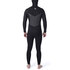 Rip Curl Dawn Patrol 5 / 4Mm Muta Con Zip Sul Petto Con Cerniera Wsm9Bm- Nera