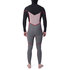 Rip Curl Dawn Patrol 5 / 4Mm Muta Con Zip Sul Petto Con Cerniera Wsm9Bm- Nera