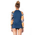 Rip Curl Womens Ls Uv Rash Top - Sunsetter Blue - Wlu9Lw