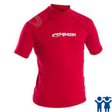 Gilet Rash Manica Corta Typhoon Junior - Rosso Intenso Gilet Rash Manica Corta Typhoon Junior - Rosso Intenso
