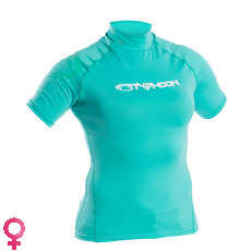 Gilet Rash Manica Corta Da Donna Typhoon - Verde Acqua