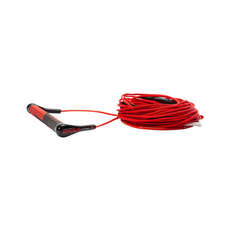 Hyperlite Sg Manico Con 70Ft Fuse Wakeboard Tow Rope - Rosso