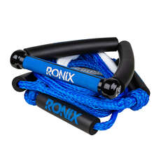 Ronix 25 'bungee Surf Rope Con Manico - Blu / Argento