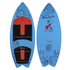 Ronix Boy's Super Sonic Space Odyssey Fish Wakesurf - Blu / Rosso / Nero