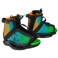 Scarpone Da Wakeboard Ronix Boy's Vision - Nero / Arancio / Verde Scarpone Da Wakeboard Ronix Boy's Vision - Nero / Arancio / Verde
