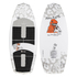 Ronix Kid's Super Sonic Space Odyssey Powertail Wakesurf - Bianco / Arancione