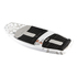 Ronix Kid's Super Sonic Space Odyssey Powertail Wakesurf - Bianco / Arancione
